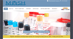 Desktop Screenshot of mashsoberhousing.org
