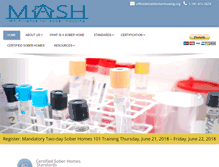 Tablet Screenshot of mashsoberhousing.org